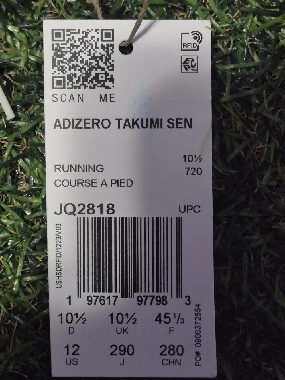 adidas Adizero Takumi Sen 11 Cloud White Core Black Lucid Red